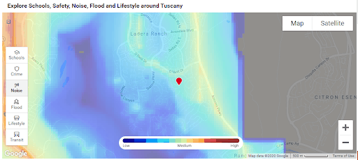 Realtor.com Noise Map - Slightly Educational